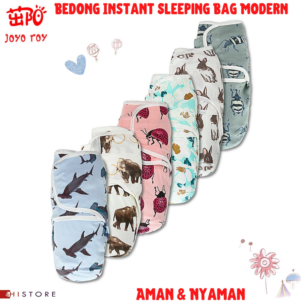 BEDONG MODERN SLEEPING BAG INSTANT HYBRID MODEL SWADDLE ME BAHAN PREMIUM