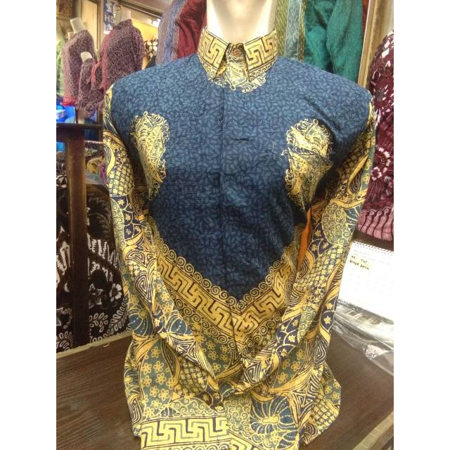 KEMEJA BATIK / BATIK TRUSMI / BATIK CIREBON MOTIF REFORMASI