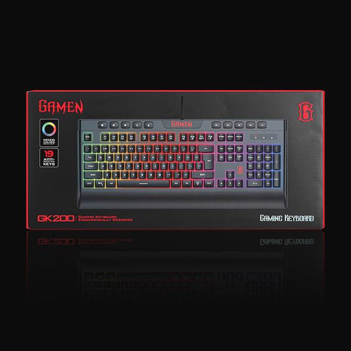 Gamen GK200 Rainbow Backlight Gaming Keyboard