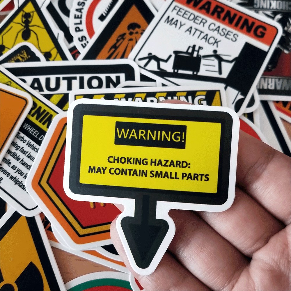 A set of 50 high-quality waterproof graffiti stickers