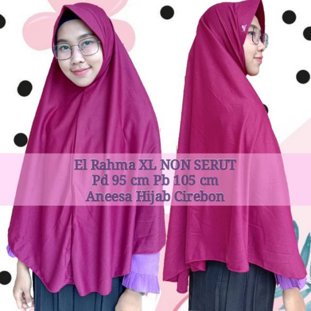 JILBAB JUMBO ORI EL RAHMA XL TANPA SERUT