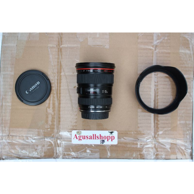 Lensa canon 17-35mm f2.8 bukan 16-35 bukan 17-40 bukan 24-70 bukan 28-70mm mulus murah langka