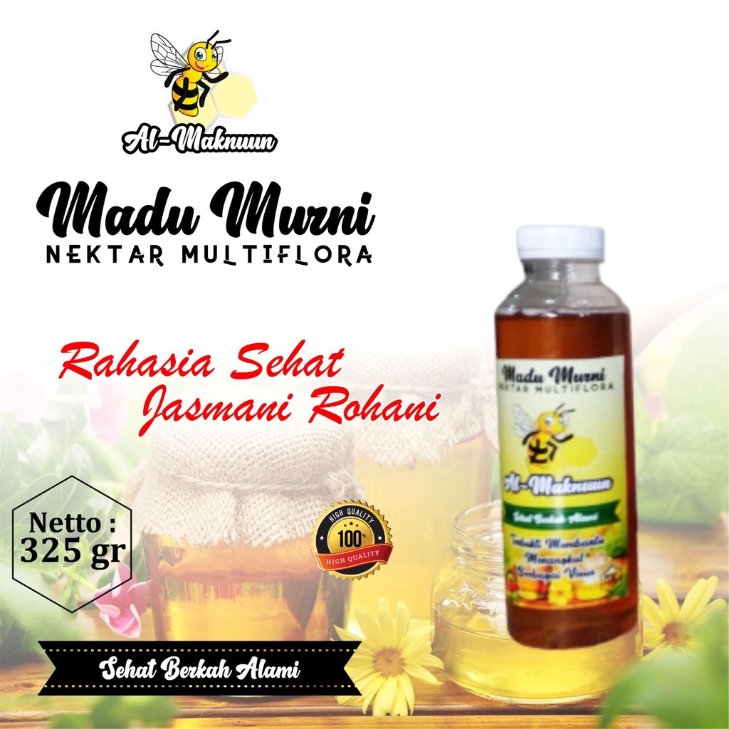 

MADU MURNI MULTIFLORA 325,gram