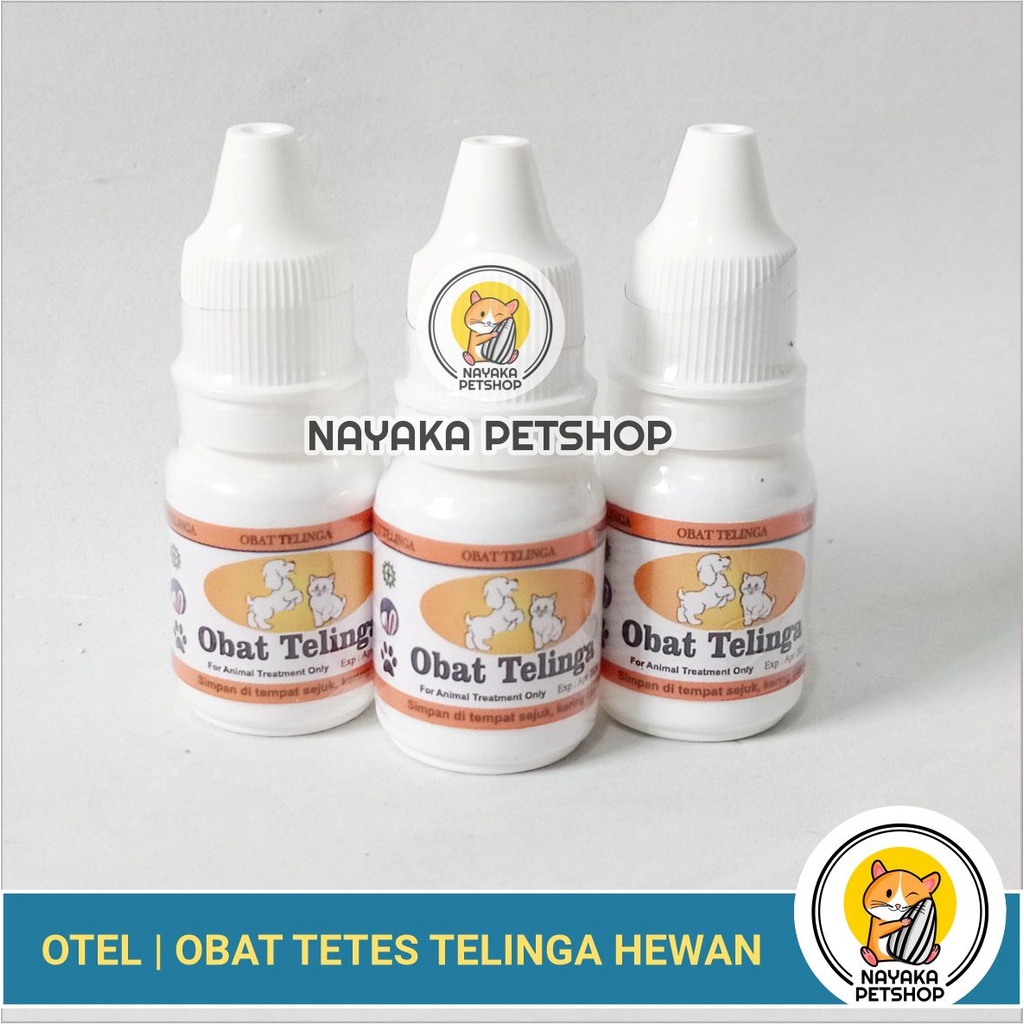 Otel Obat Tetes Telinga Kucing Anjing Hewan