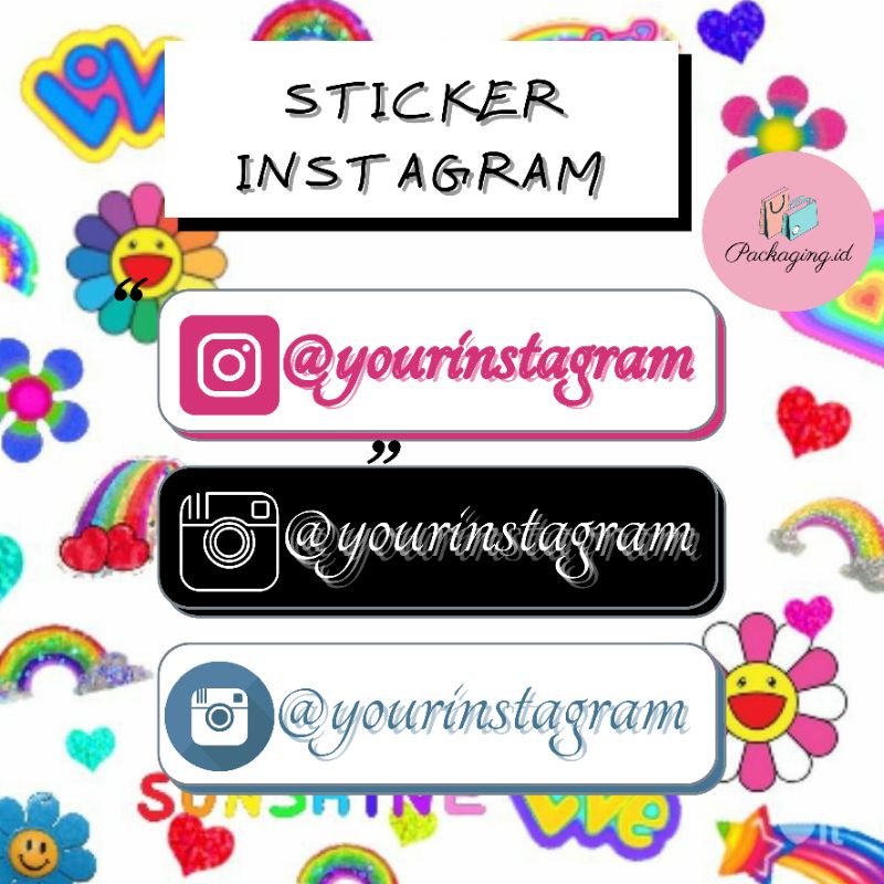 

STICKER INST*GRAM / STICKER COSTUM / STICKER VIRAL / STICKER BUCIN/ STICKER SOSMED