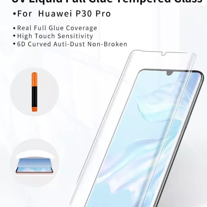 TMAX UV full glue tempered glass for Huawei P30 Pro