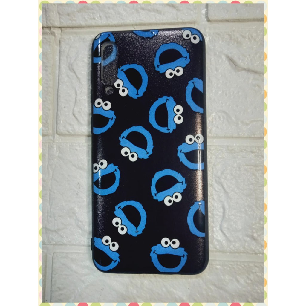 Case Samsung Galaxy A50 motif kartun Mickey mous, The panda, Doraemon, Elmo, Captain America, Batman