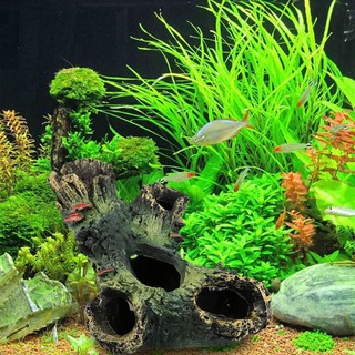 Ornamen Hiasan  Goa Batu Resin  Aquarium  Aksesoris Akuarium 