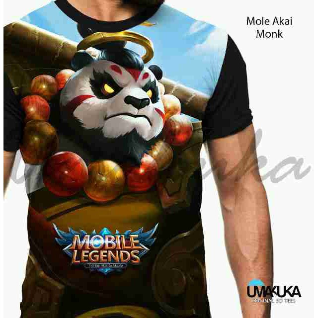 Baju Kaos Mobile legend Akai 3D Full Print Umakuka