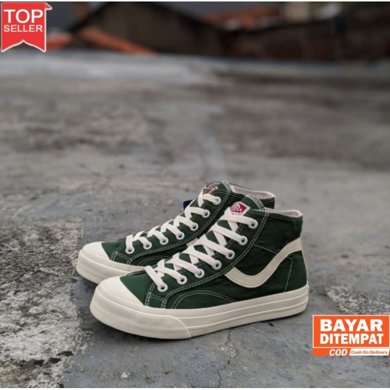 SEPATU VENTELA PUBLIC HIGH GREEN HIJAU VANTELA SHOES
