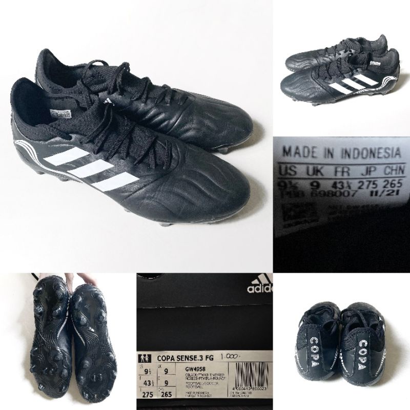 ( Preloved ) Authentic Adidas Copa Sense Football / Soccer Shoes // Sepatu Sepak Bola