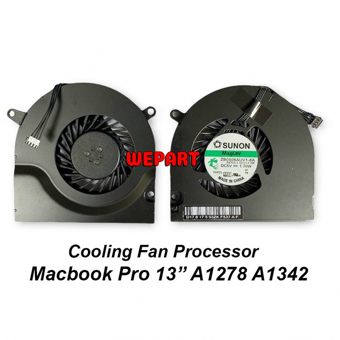 Cooling Fan Kipas Apple Macbook Pro13&quot; A1278 A1342 Original Ori