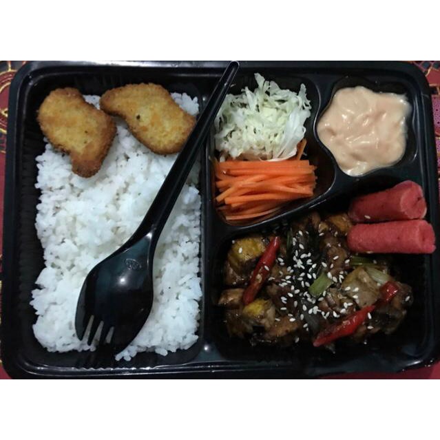 

Bento Tofu Chicken Teriyaki by Hayam Galo Geprek