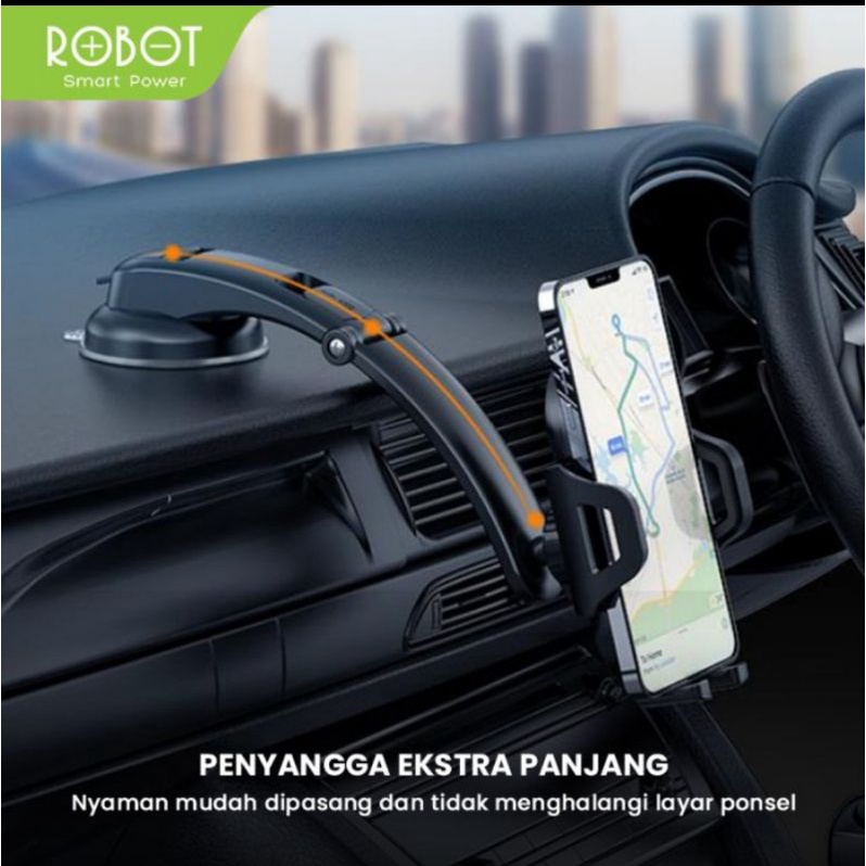 Robot RT-CH14 Car Holder Suction Cup - Robot RT CH14 Stent Auto Lock