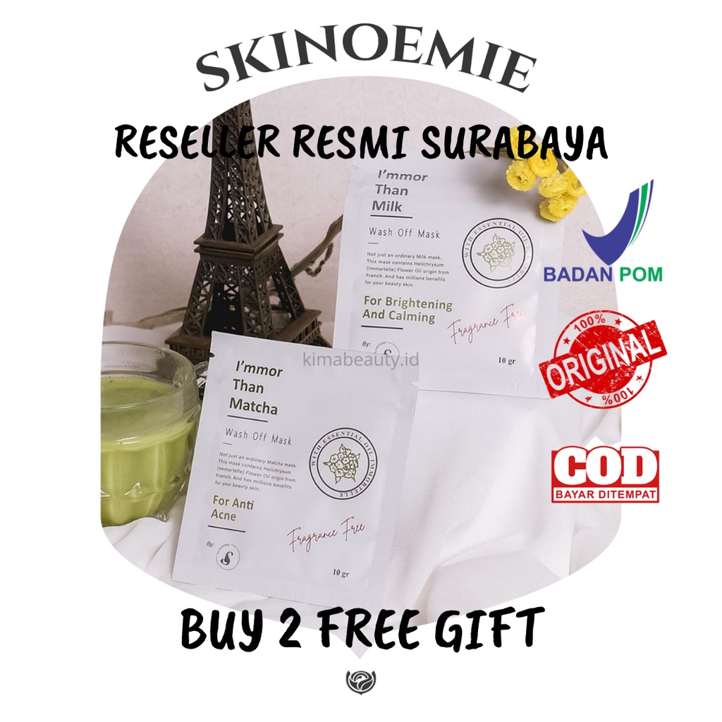 WASH OF MASK MASKER MATCHA MILK BY SKINOEMIE