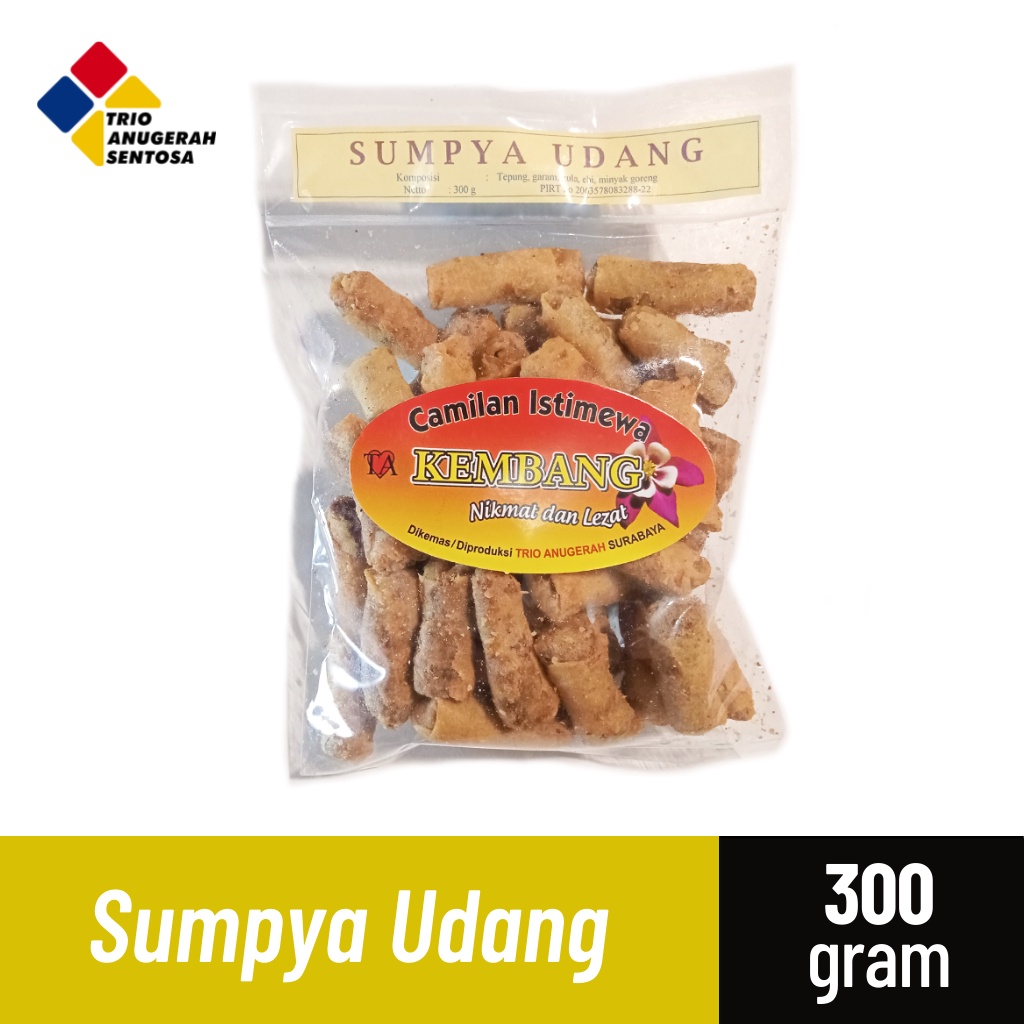 

Snack Sumpya Udang / Sumpia Ebi 300gr - Camilan merk Kembang