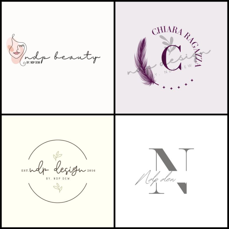 Desain Type A  Jasa Desain Logo / Watermark Toko / Olshop / Usaha