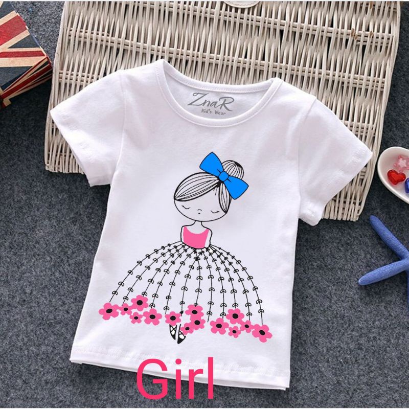 KAOS ANAK PEREMPUAN KELFI USIA 0-8 TH