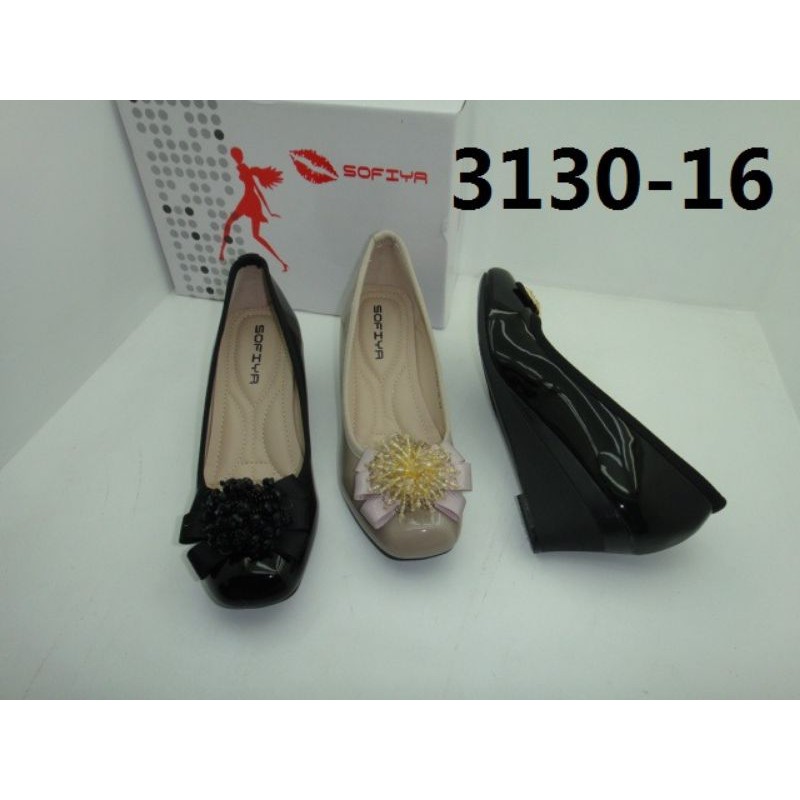 sepatu wedges impory sofiya