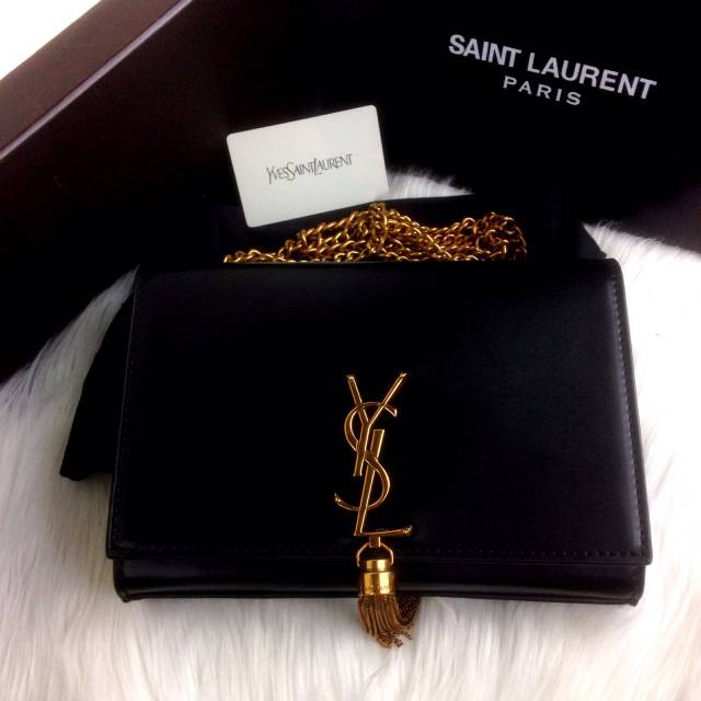Selempang rantai, YvesSaintLaurent Kate Tassel Chain Leather Bag Spring Summer 2018, 
#S01