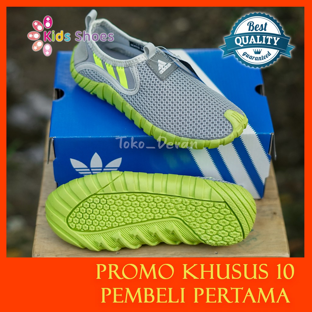 sepatu anak - sepatu adidas anak - slip on - sneakers anak, sepatu laki laki, adidas jawpaw