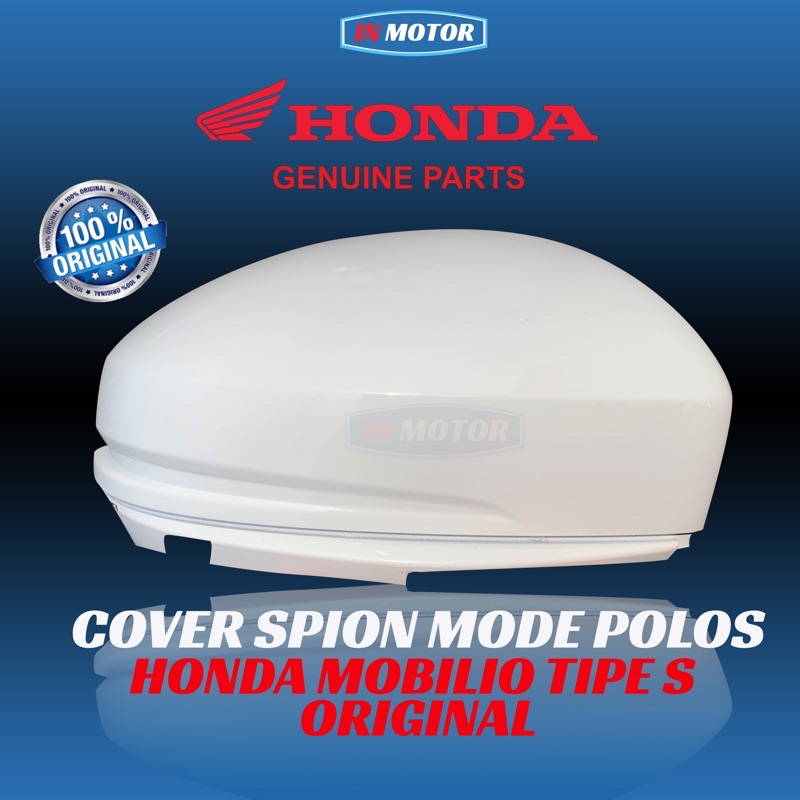 cover spion Honda mobilio tipe S putih polos tanpa lubang sen kanan atau kiri tutup spion mobilio br