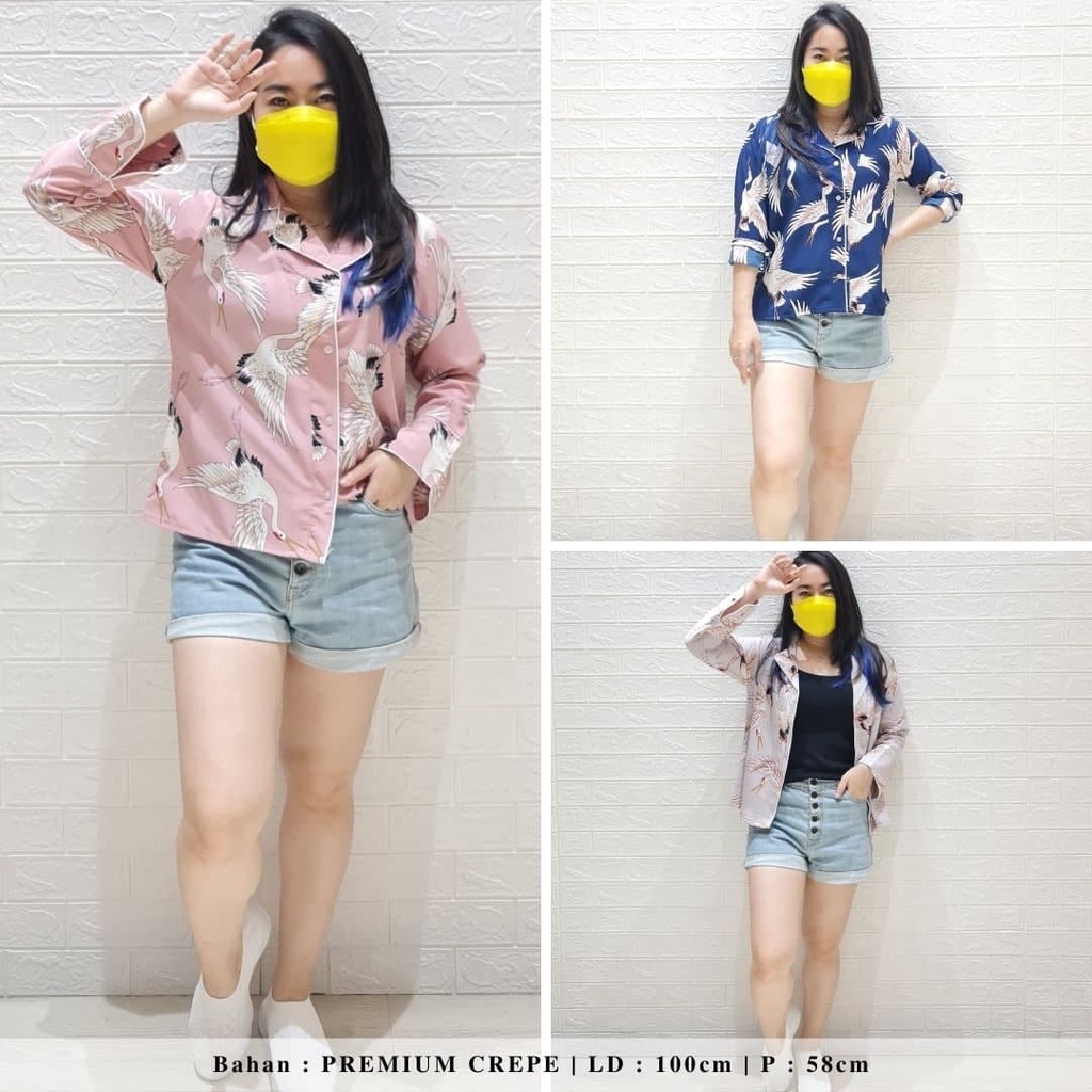 1130 flamingo long shirt