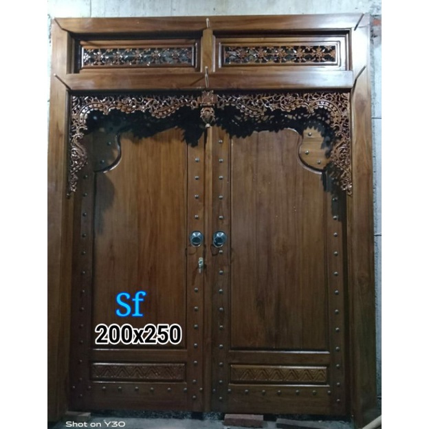 kusen pintu sett kayu jati berkuwalitas ukir finising mewah bagus kuwat asli jepara