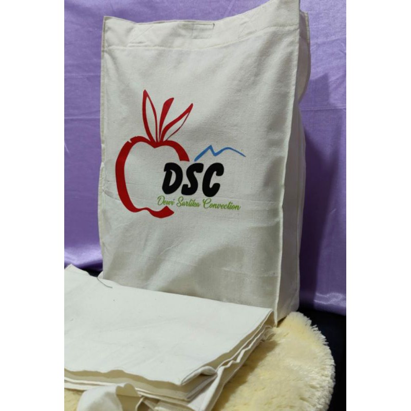 Goodie bag kain blancu / Tas souvenir /tas seminar