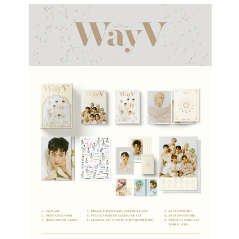 [PELUNASAN] Sharing SEASON'S GREETINGS 2021 NCT127 / WAYV + benefit Aladin
