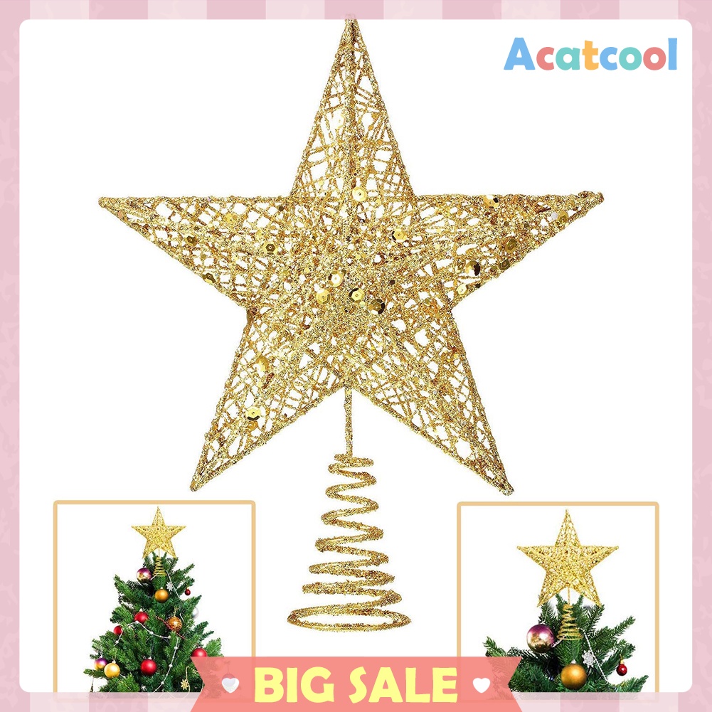 Five pointed star christmas decoration