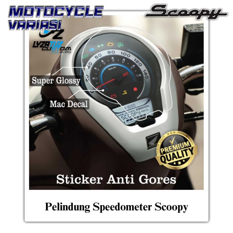 Stiker Pelindung Speedometer honda Scoopy 2020 2021 2022