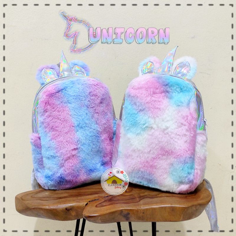 Tas Ransel Anak Import - Fur UNICORN