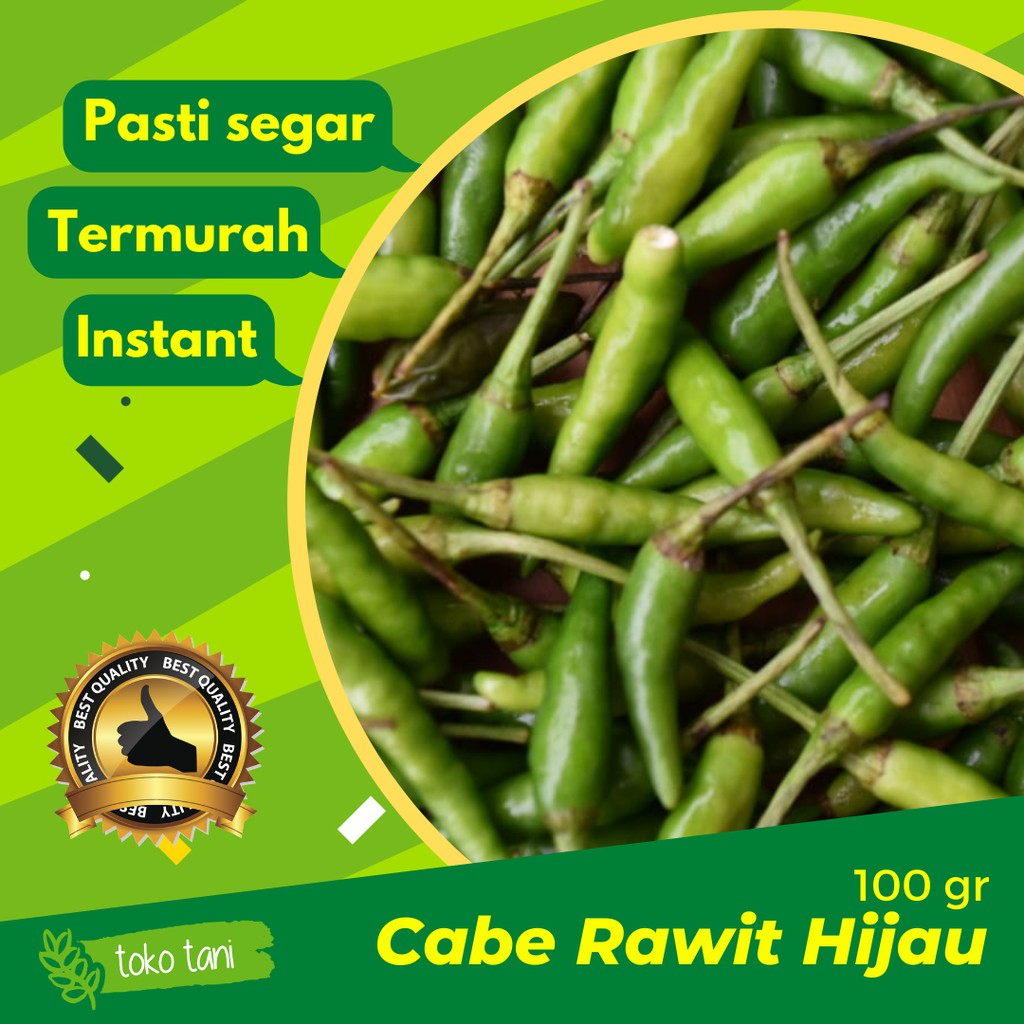 

Cabai Cabe Rawit Hijau 100gr