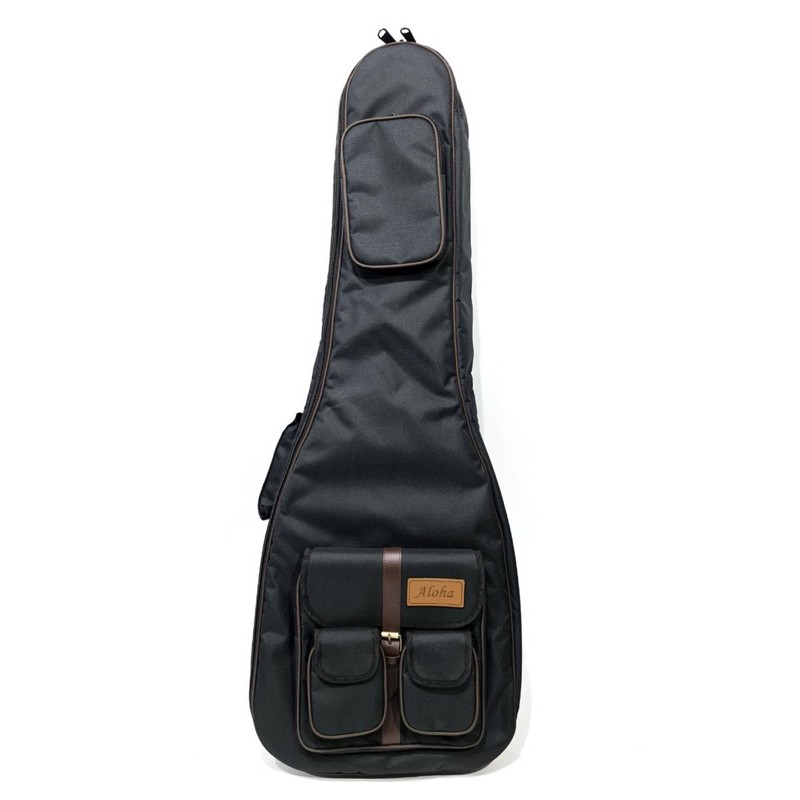 Tas Gitar Akustik Model GIGBAG Warna Hitam Jumbo 3/4 Busa 10 mm Merk ALOHA Premium Jakarta