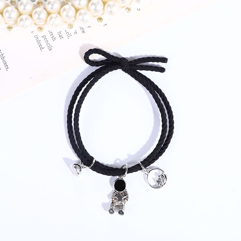 COD❤Korea Mahasiswa Astronot Braided Gelang Pasangan Pacar Gelang Perhiasan Kecil Hadiah Ulang Tahun Tri