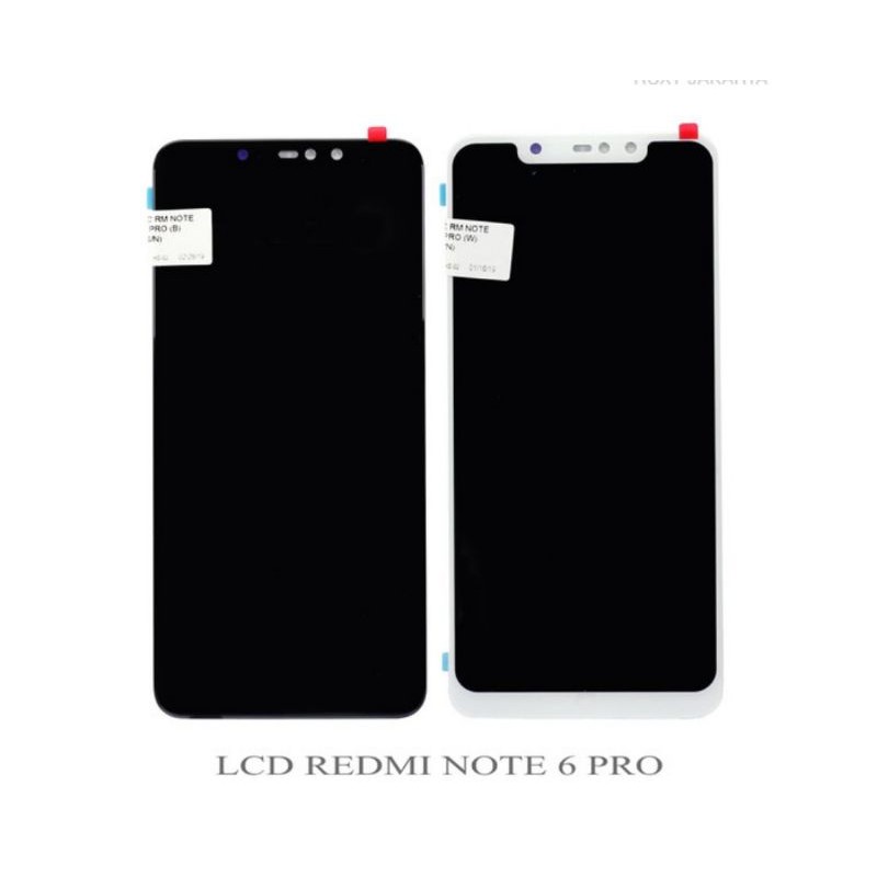 LCD FULLSET XIAOMI REDMI NOTE 6 PRO / LCD TOUCHSCREEN REDMI NOTE 6 PRO ORIGINAL - HITAM
