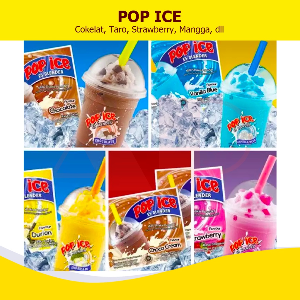 Jual POP Ice Blender Aneka Rasa 1 Netto 25 gr Shopee Indonesia