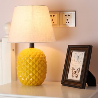 Thunlit Lampu Meja Keramik Simple Warna Kuning Hijau Thunlit Lampu Meja Keramik Simple Warna Kuning Hijau