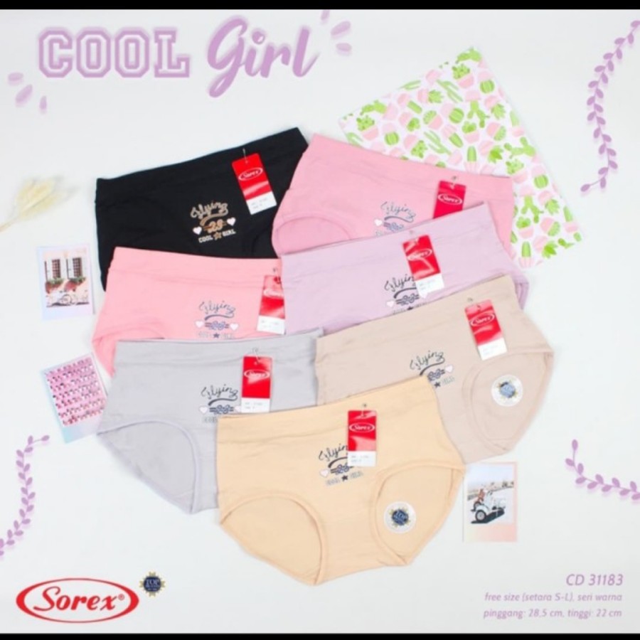 celana dalam wanita sorex 31118