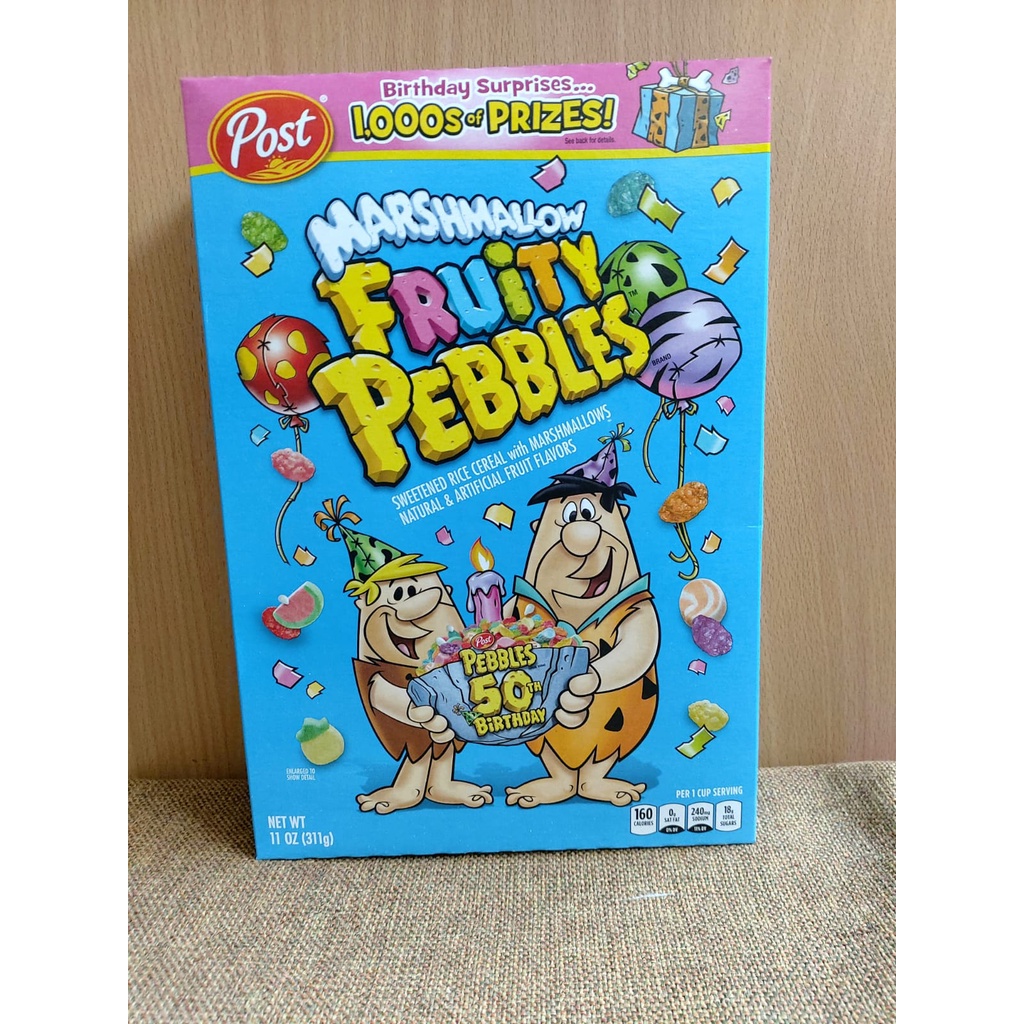 

Post Fruity Pebbles Marshmallow 11 Oz