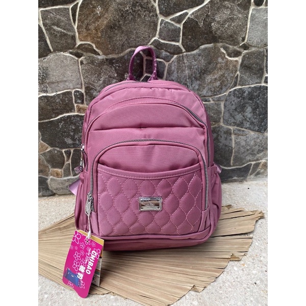 Tas Ransel Chibao 00389-22 Bahan Kanvas. Tas Ransel Wanita Tas Chibao ORI BEST SELLER BISA BAYAR DITEMPAT.!!!!