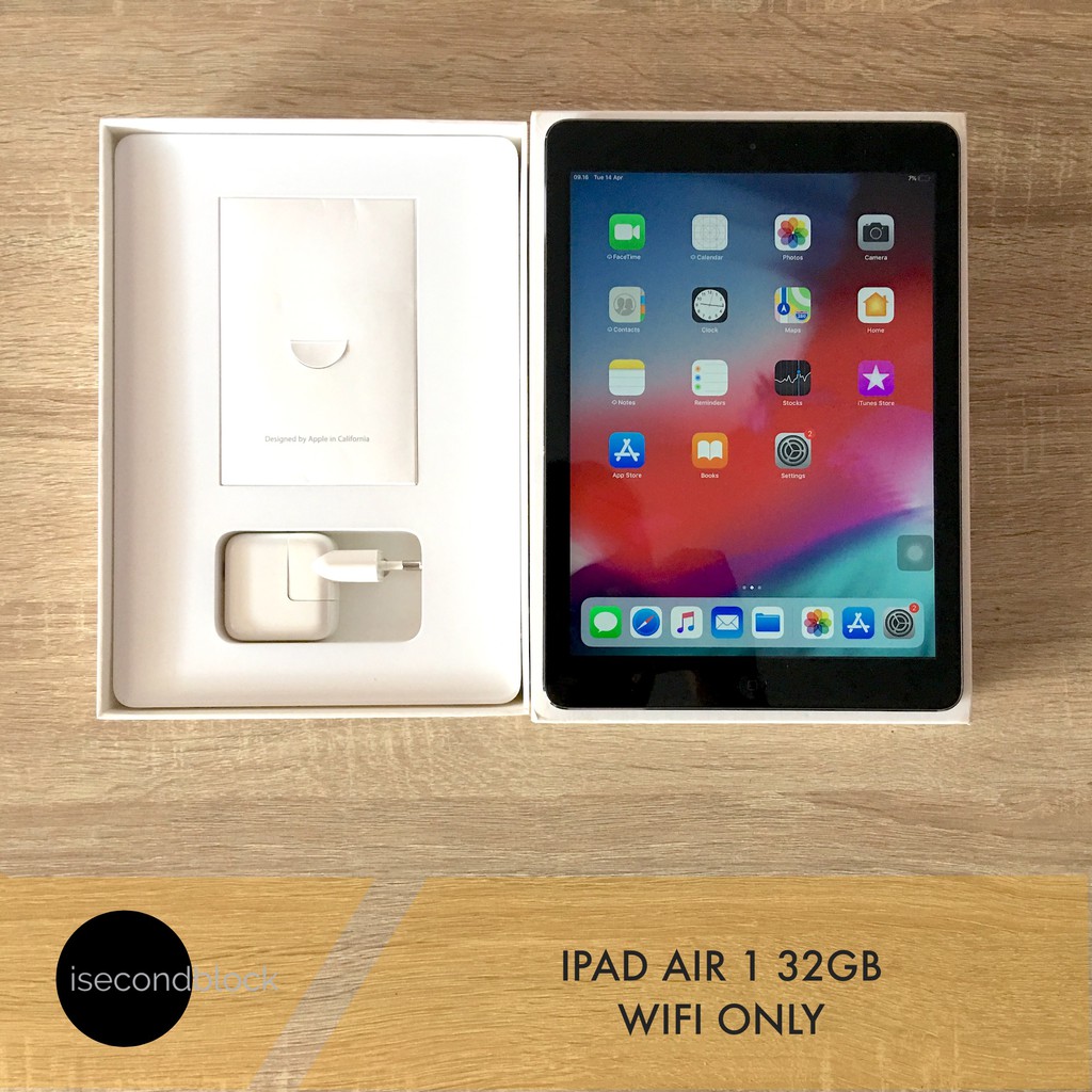 Ipad Air 1 32gb Wifi Only Second Fullset Original Apple Ipad Air Gen 1 Shopee Indonesia