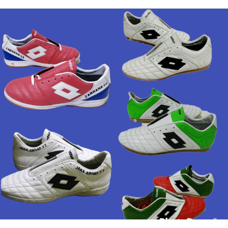 sepatu futsal lotto kulit asli