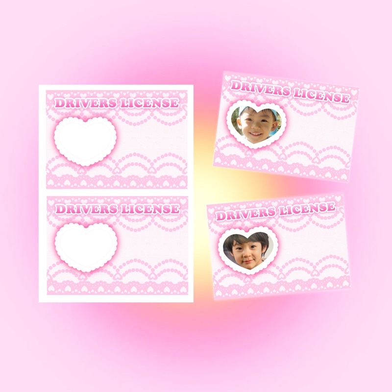 

drivers license deco sticker