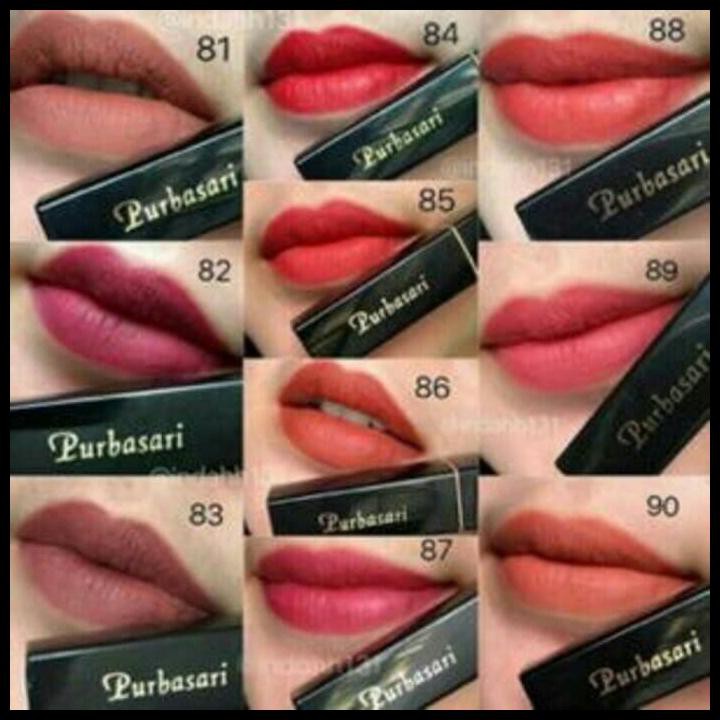 Terlaris Lipstik Purbasari Matte No. 81 S/D 95
