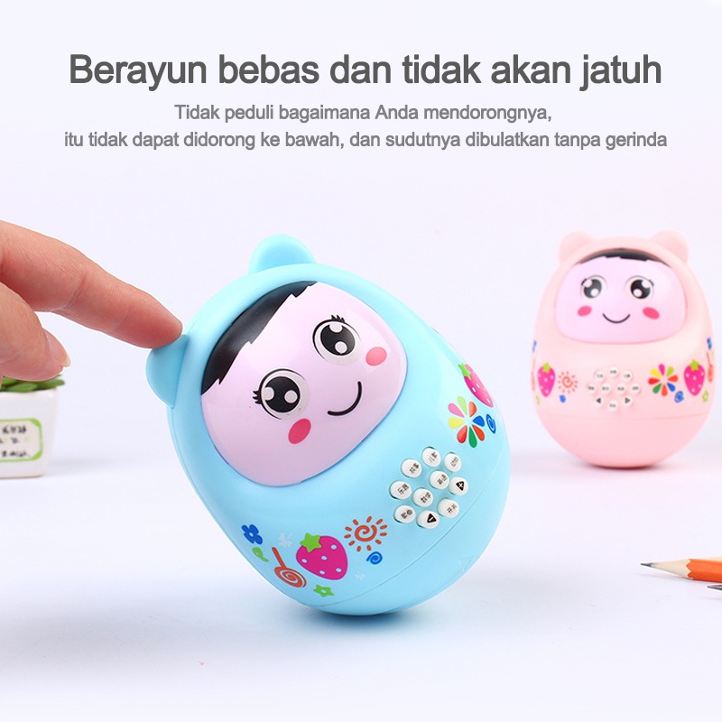 Mainan bayi tumbler mainan musik anak bayi L268