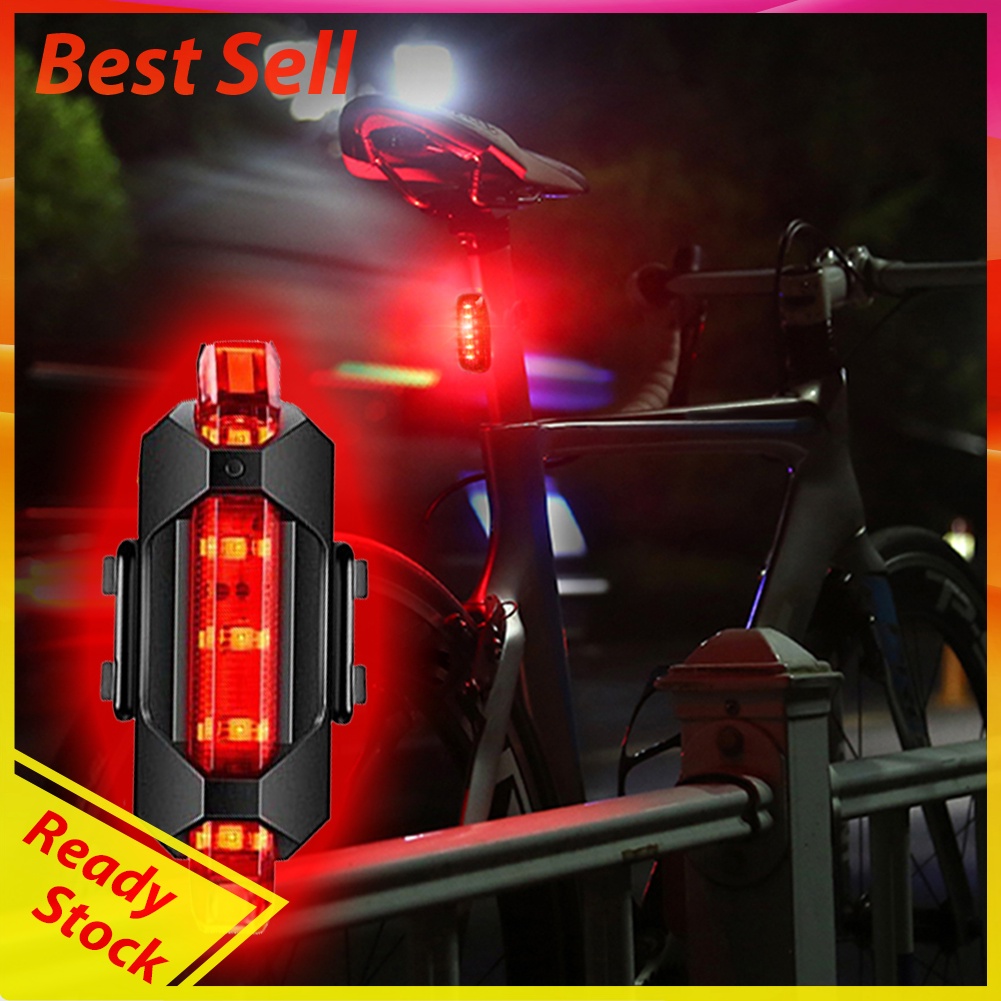 T6+COB LED Bike Front Light 6 Modes Headlamp 3 Modes Red Tail Rear Light