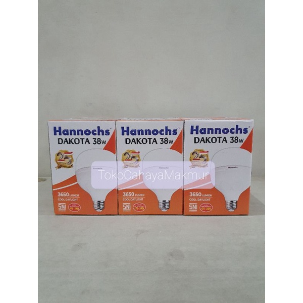 Lampu LED Bohlam Dakota 38w 38watt Hannochs CoolDayLight