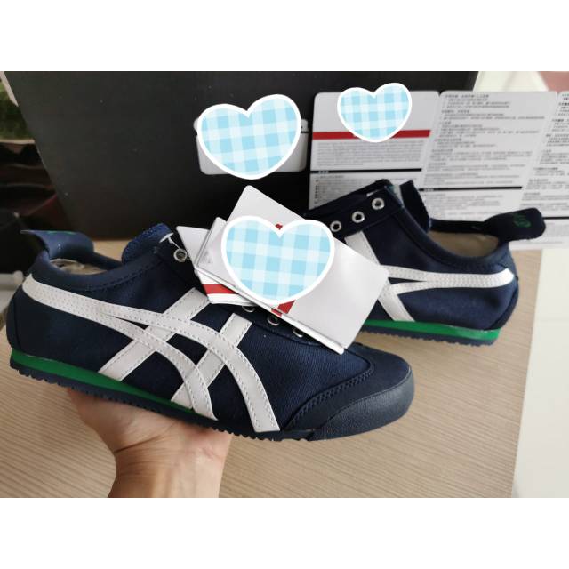 Sepatu Onitsuka Tiger Slip On Navy Green